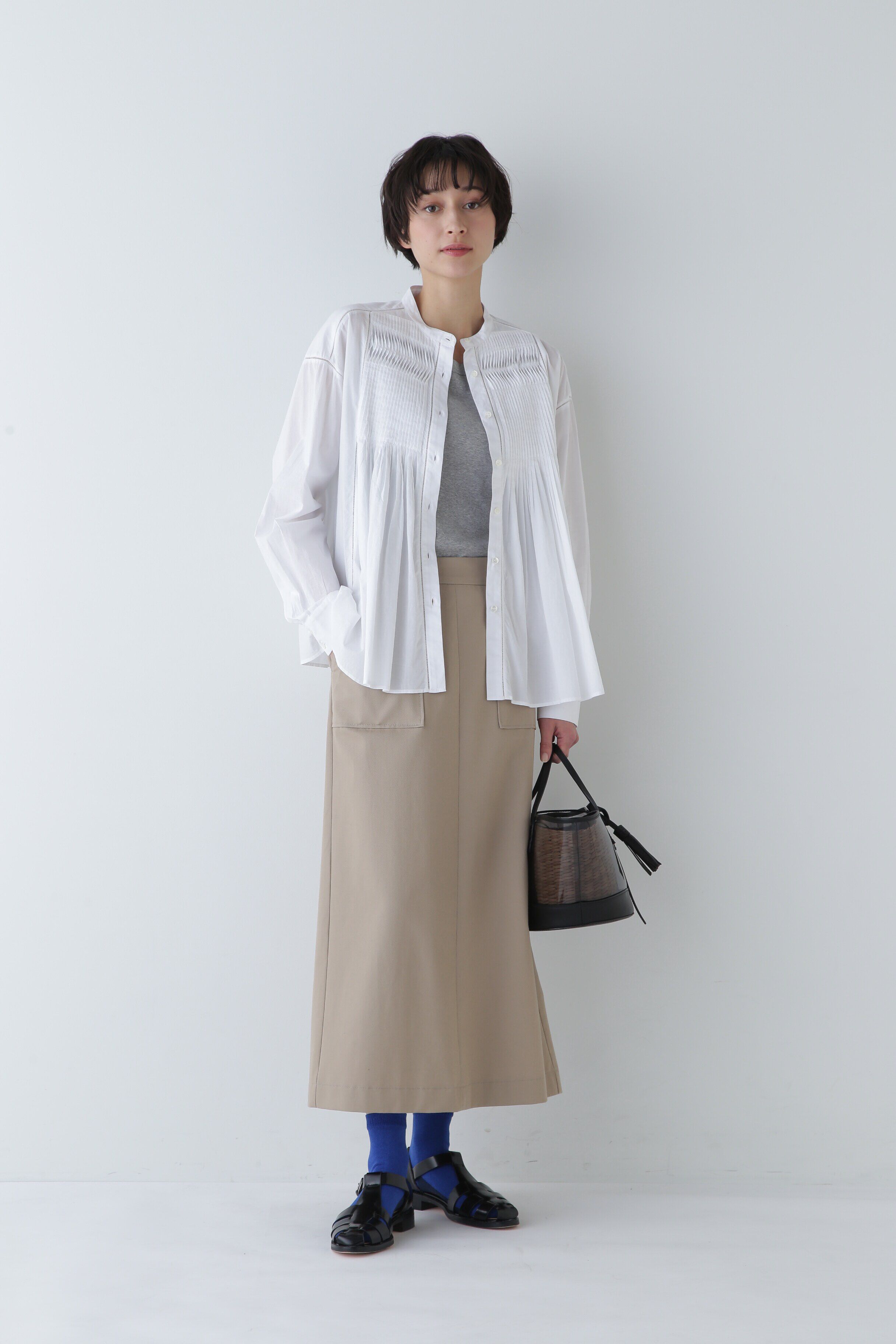  「◆インド綿ピンタックブラウス」|シャツ・ブラウス|