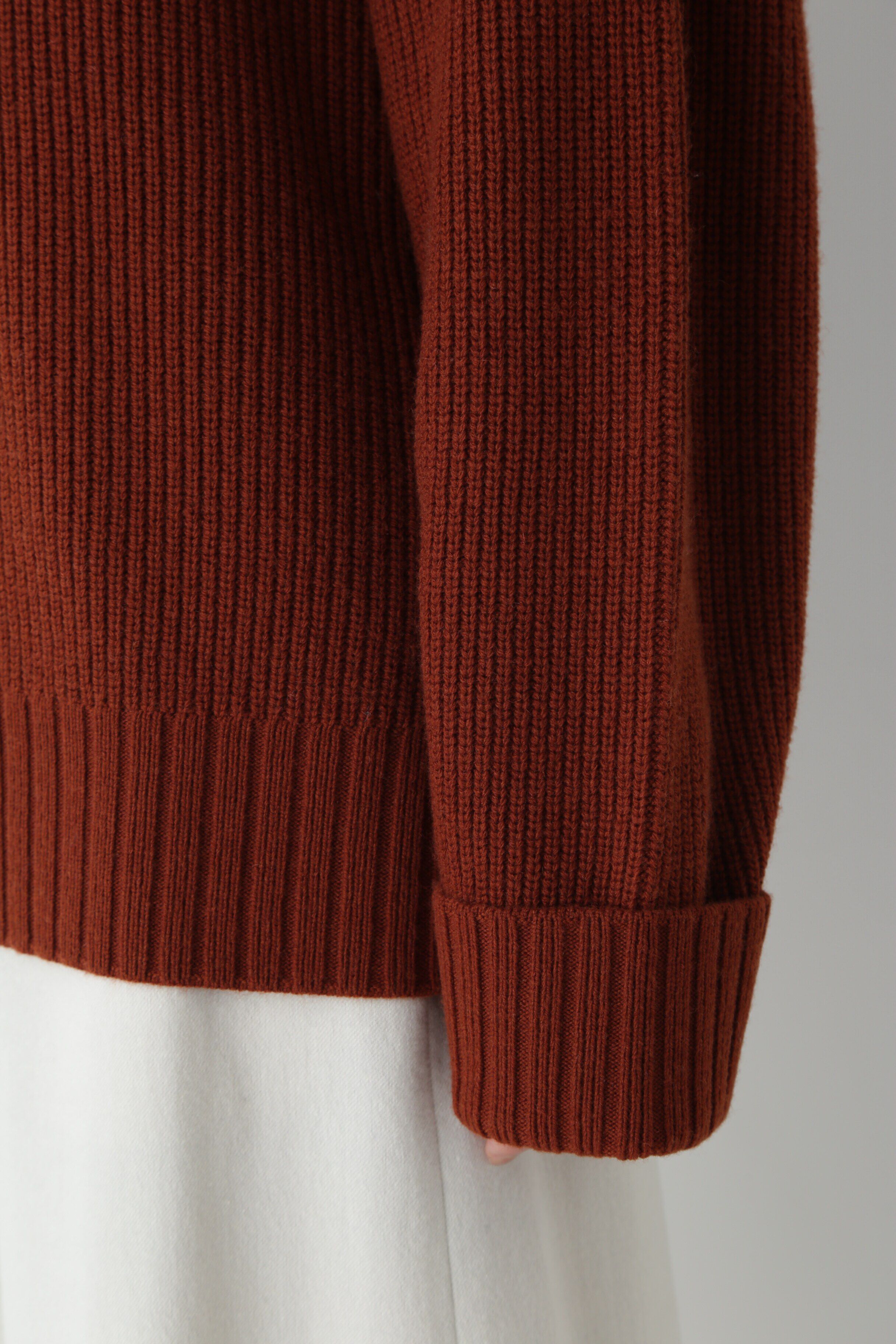  「◆ウールミックス片畦プルオーバー」|ニット・セーター|