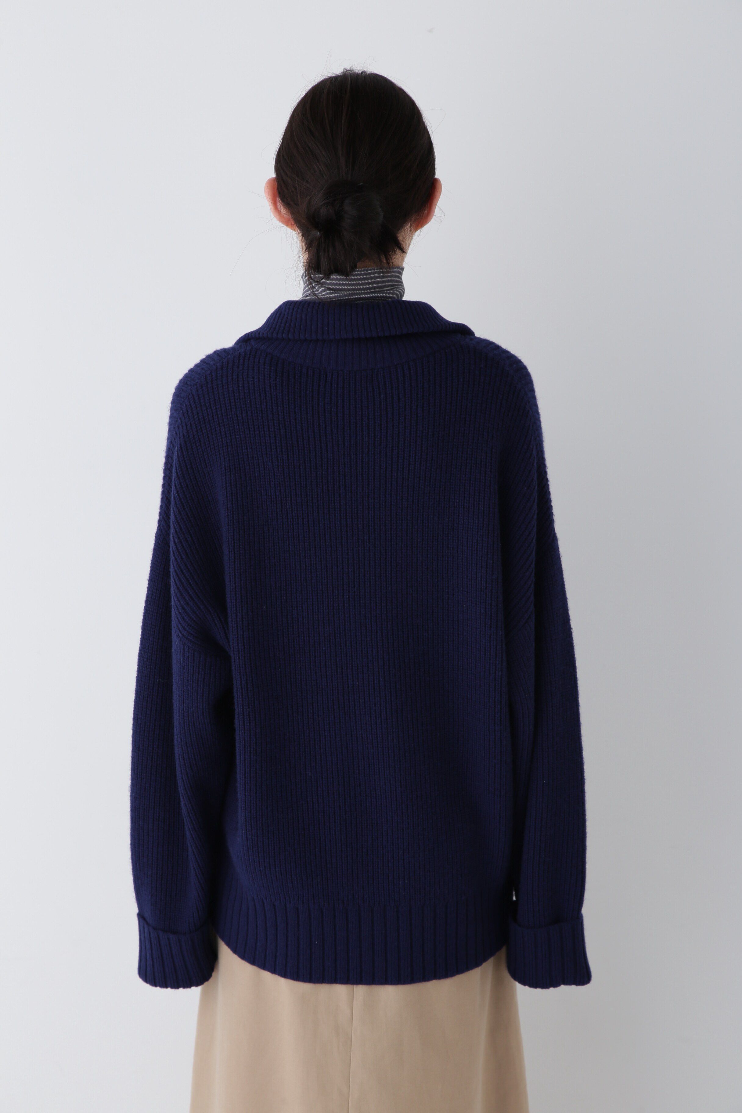  「◆ウールミックス片畦プルオーバー」|ニット・セーター|