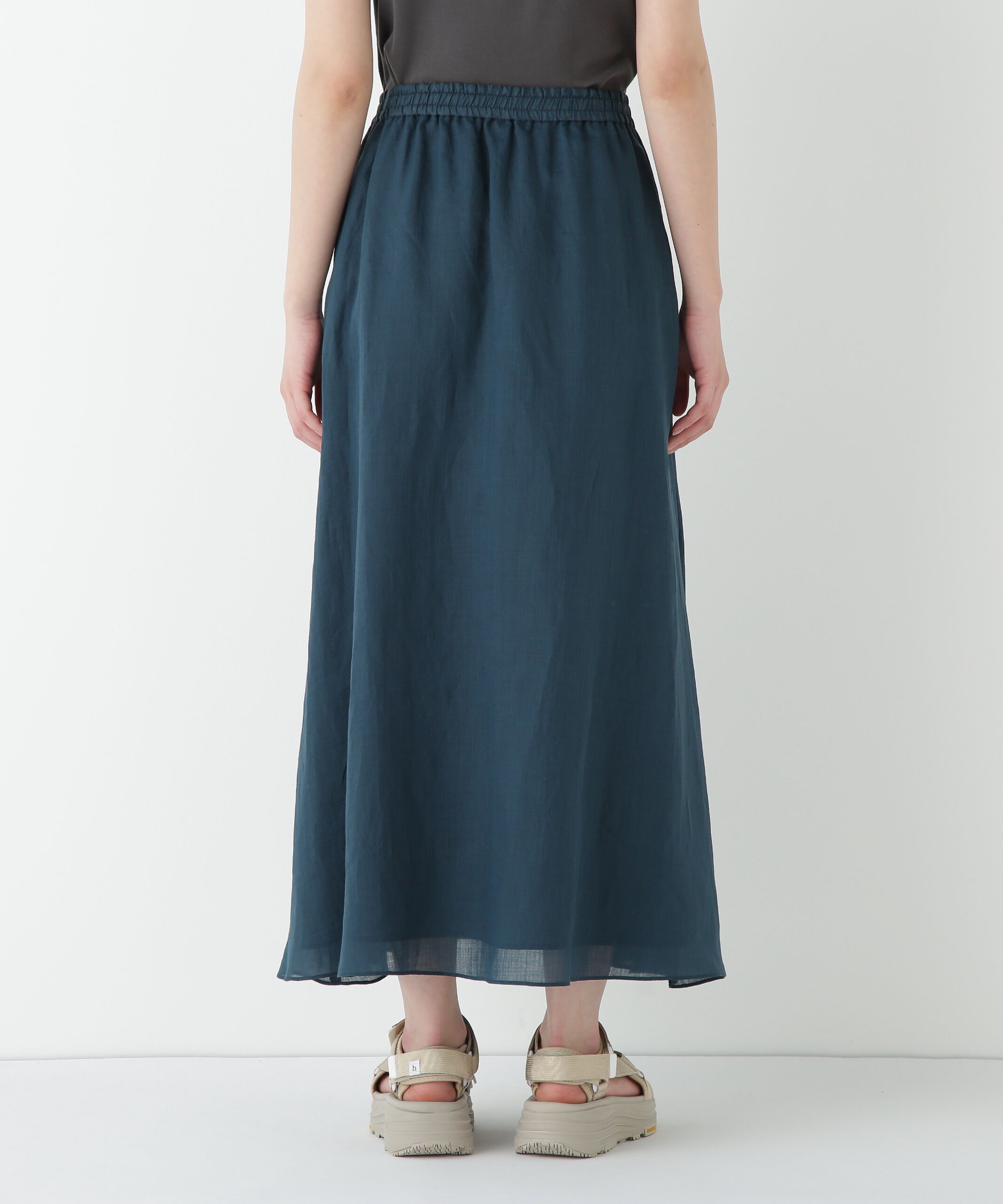  「◆ラミーサイドボックスタックギャザースカート」|スカート|