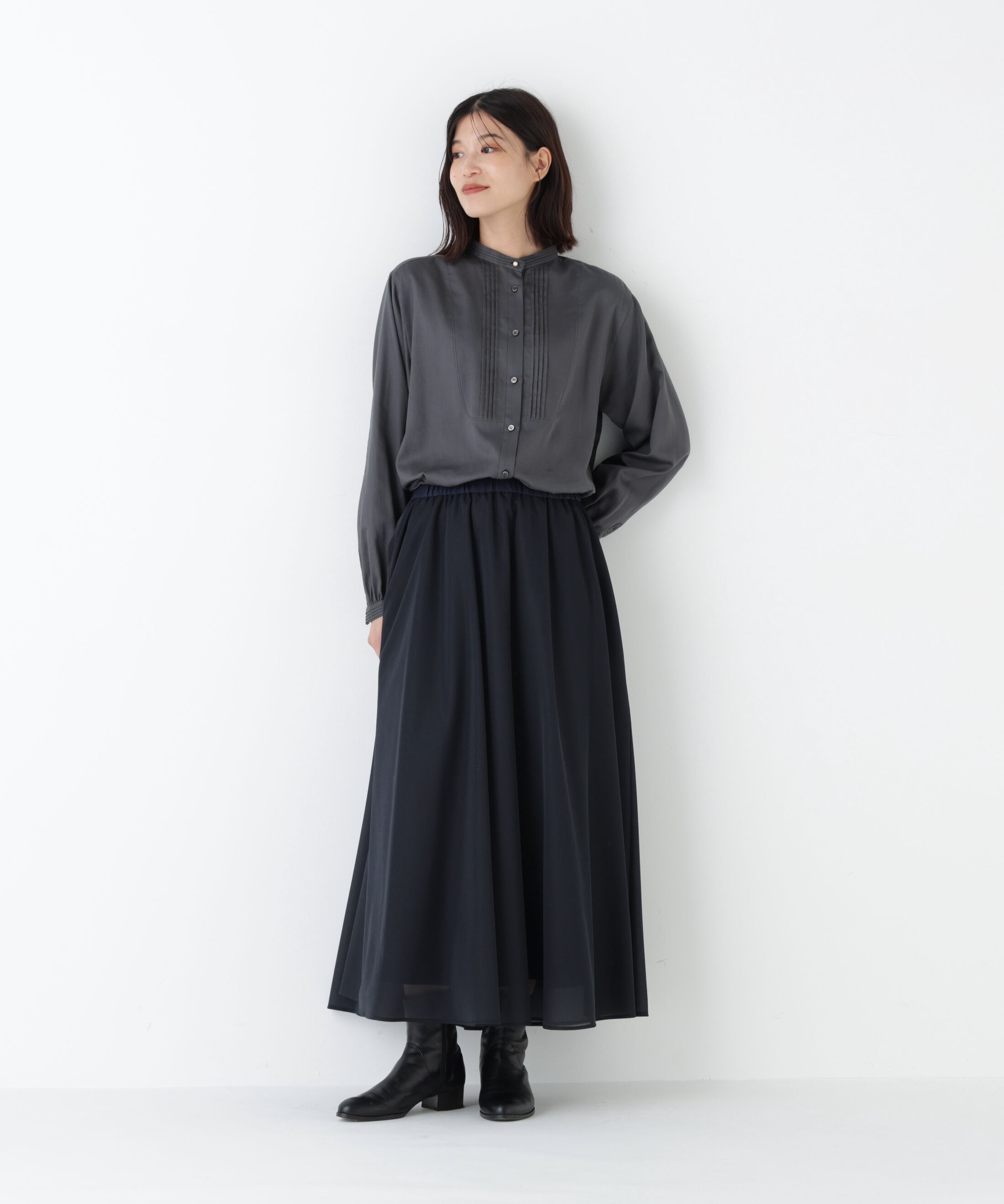  「◆オーガンジートリコットギャザースカート」|スカート|