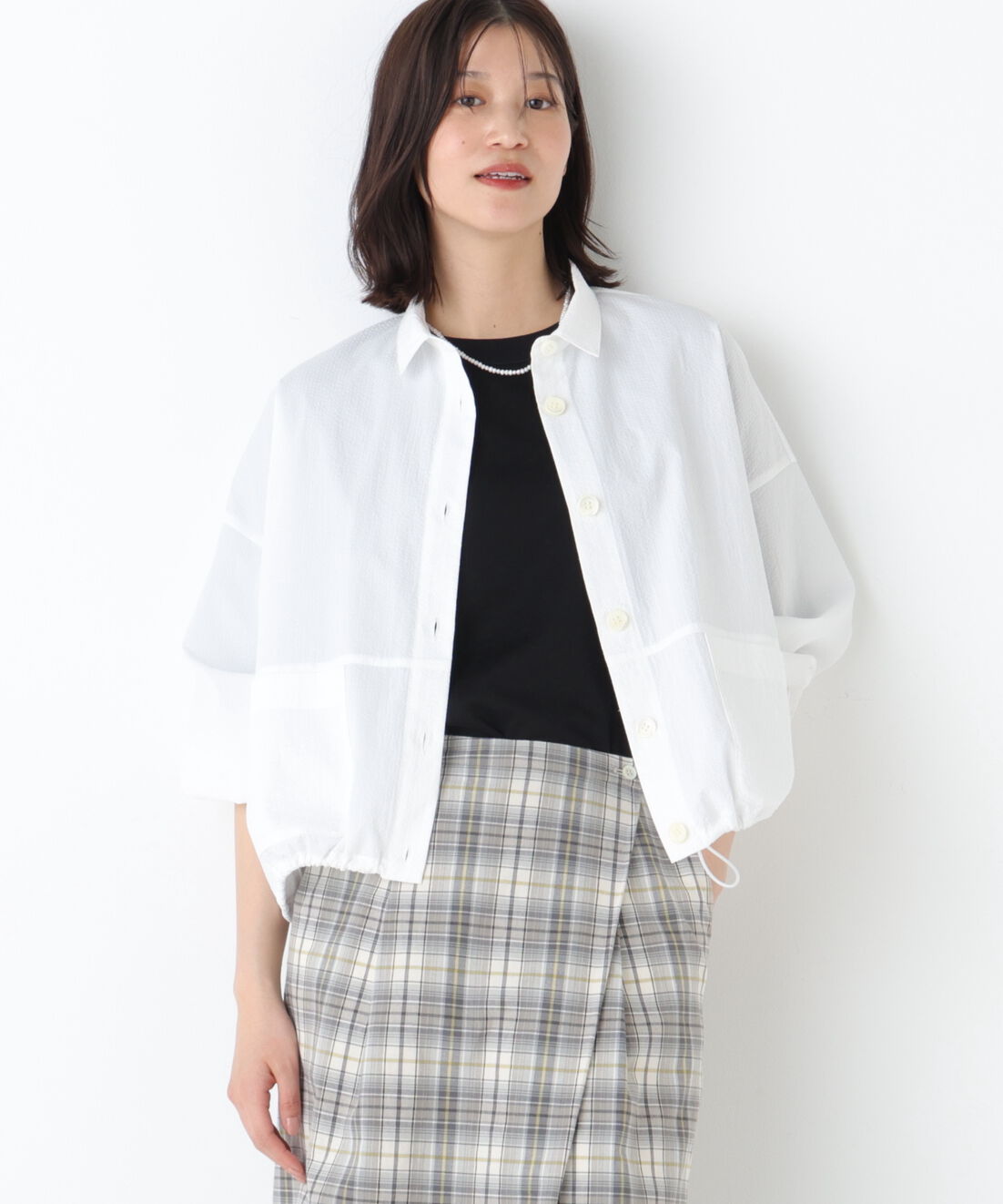  「◆サッカーシャツ羽織」|シャツ・ブラウス|