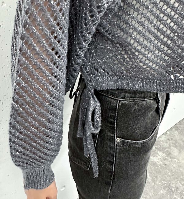 archives「ラメスパンコールメッシュニット」|ニット・セーター|