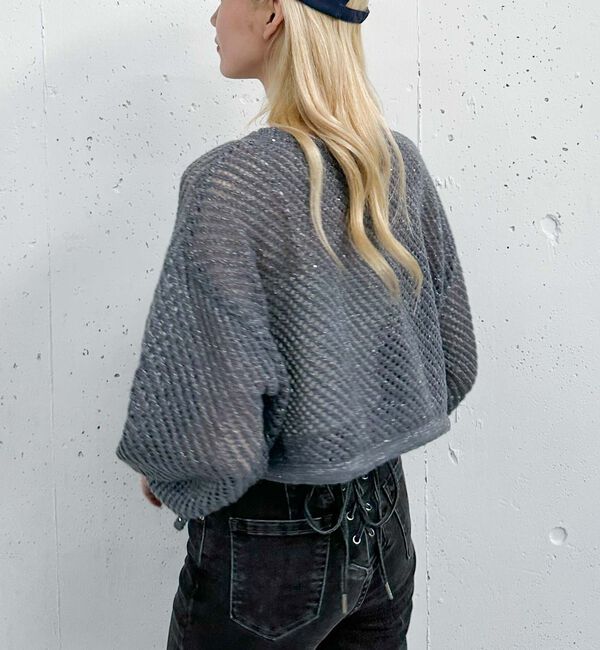 archives「ラメスパンコールメッシュニット」|ニット・セーター|