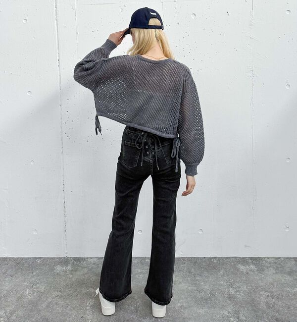 archives「ラメスパンコールメッシュニット」|ニット・セーター|