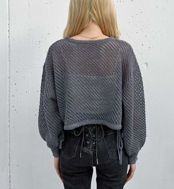 archives「ラメスパンコールメッシュニット」|ニット・セーター|