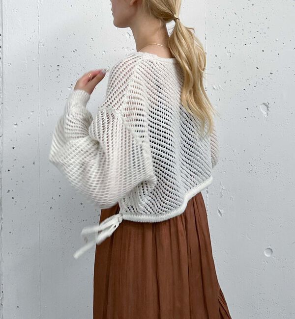 archives「ラメスパンコールメッシュニット」|ニット・セーター|