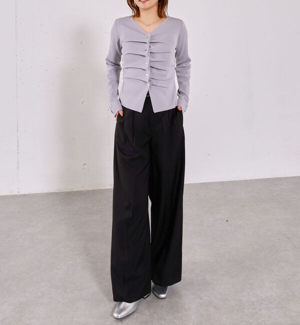 archives「スプリングタックボタンニットプルオーバー」|ニット・セーター|