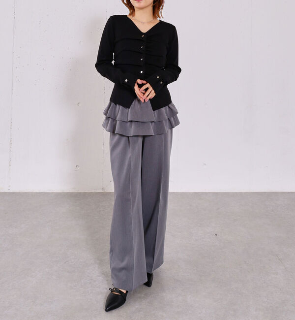 archives「スプリングタックボタンニットプルオーバー」|ニット・セーター|