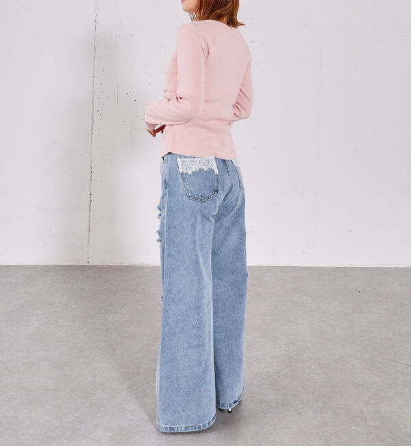 archives「スプリングタックボタンニットプルオーバー」|ニット・セーター|