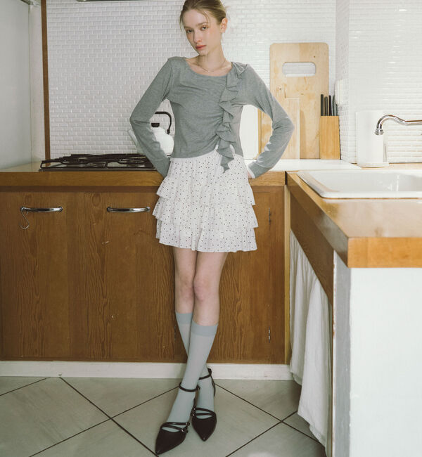 archives「ドットフリルティアードミニＳＫ」|スカート|