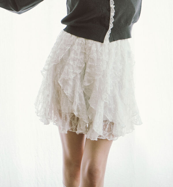 archives「２ｗａｙレースラッフルミニスカート」|スカート|