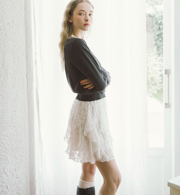 archives「２ｗａｙレースラッフルミニスカート」|スカート|
