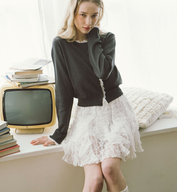 archives「２ｗａｙレースラッフルミニスカート」|スカート|