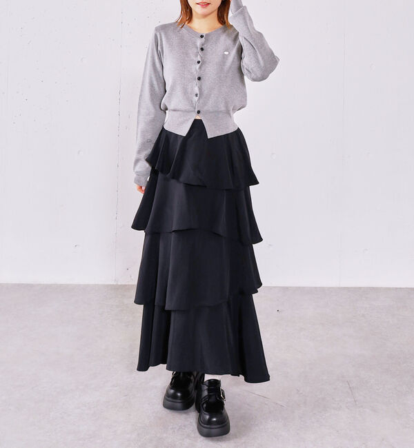 archives「コットンライクフリルティアードスカート」|スカート|