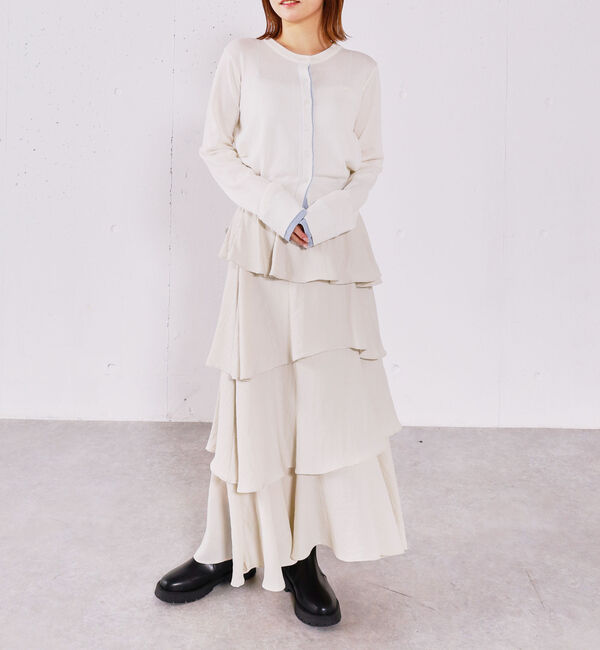 archives「コットンライクフリルティアードスカート」|スカート|