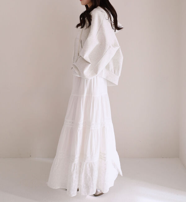 archives「コットンレースティアードスカート」|スカート|