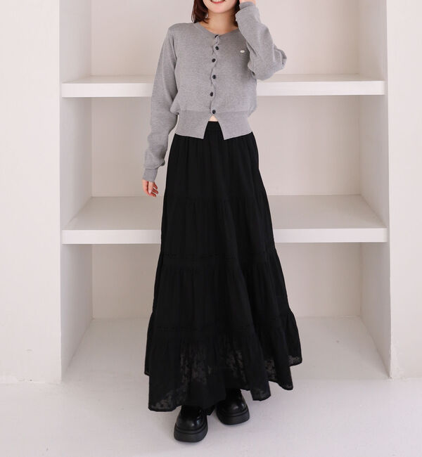 archives「コットンレースティアードスカート」|スカート|