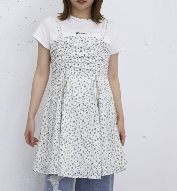 archives「花柄ドロストミニキャミＯＰ」|ワンピース|