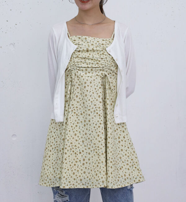 archives「花柄ドロストミニキャミＯＰ」|ワンピース|YELLOW