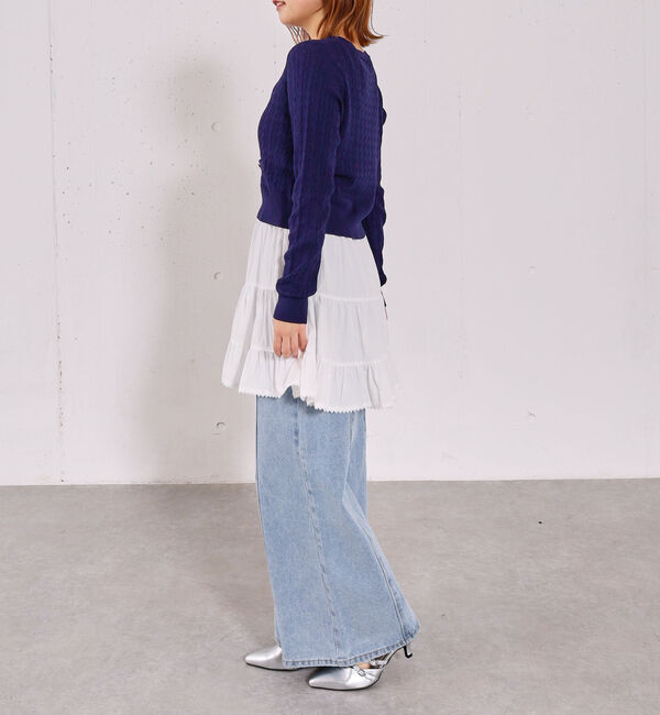 archives「コットンライクティアードミニスカート」|スカート|