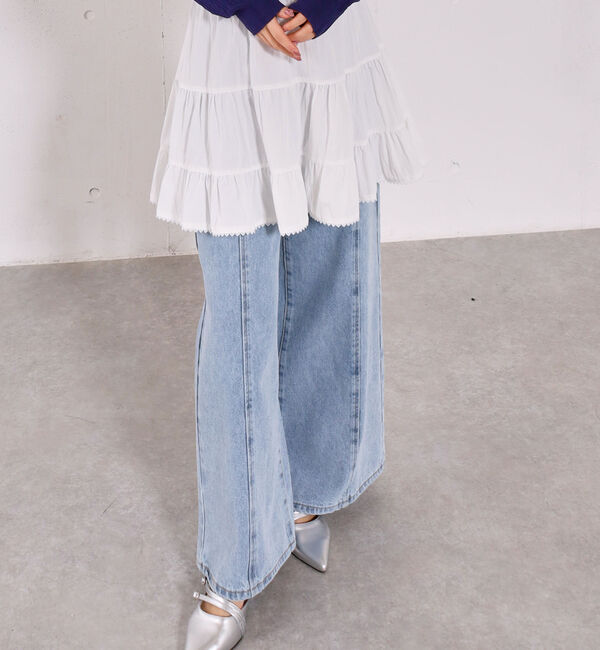 archives「コットンライクティアードミニスカート」|スカート|