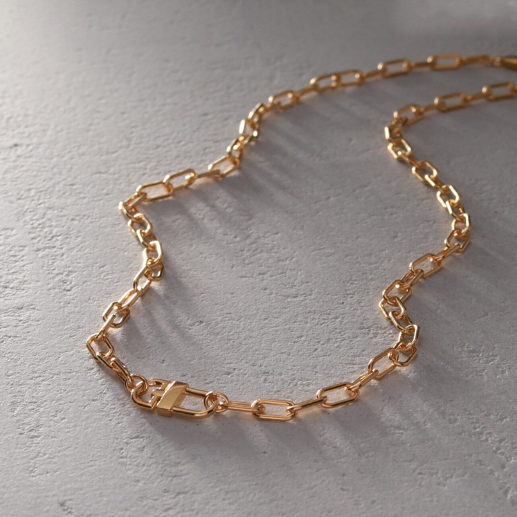 COCOSHNIK ONKITSCH「シルバー ロックモチーフネックレス GP」|ネックレス|