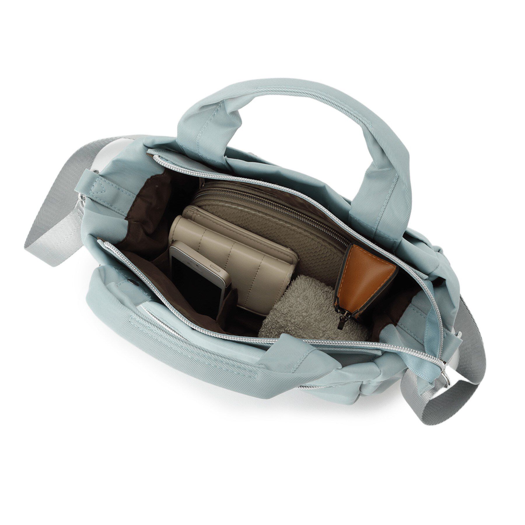 SHOO･LA･RUE「【撥水】フロントポケットトートバッグ」|トートバッグ|