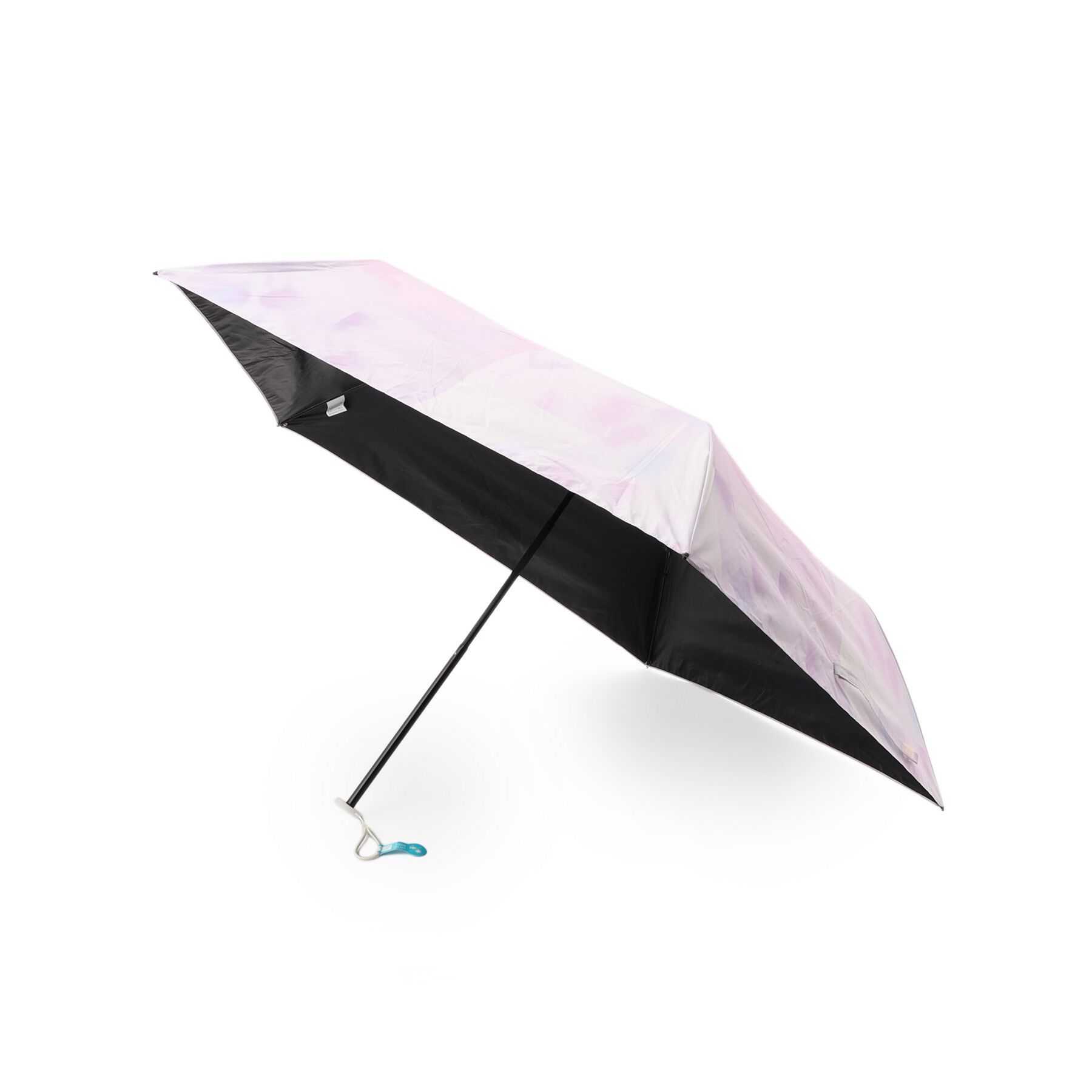 SHOO･LA･RUE「【折りたたみ傘/晴雨兼用】【Wpc．】遮光軽量プリント柄 ミニ」|傘|ピンク(472)