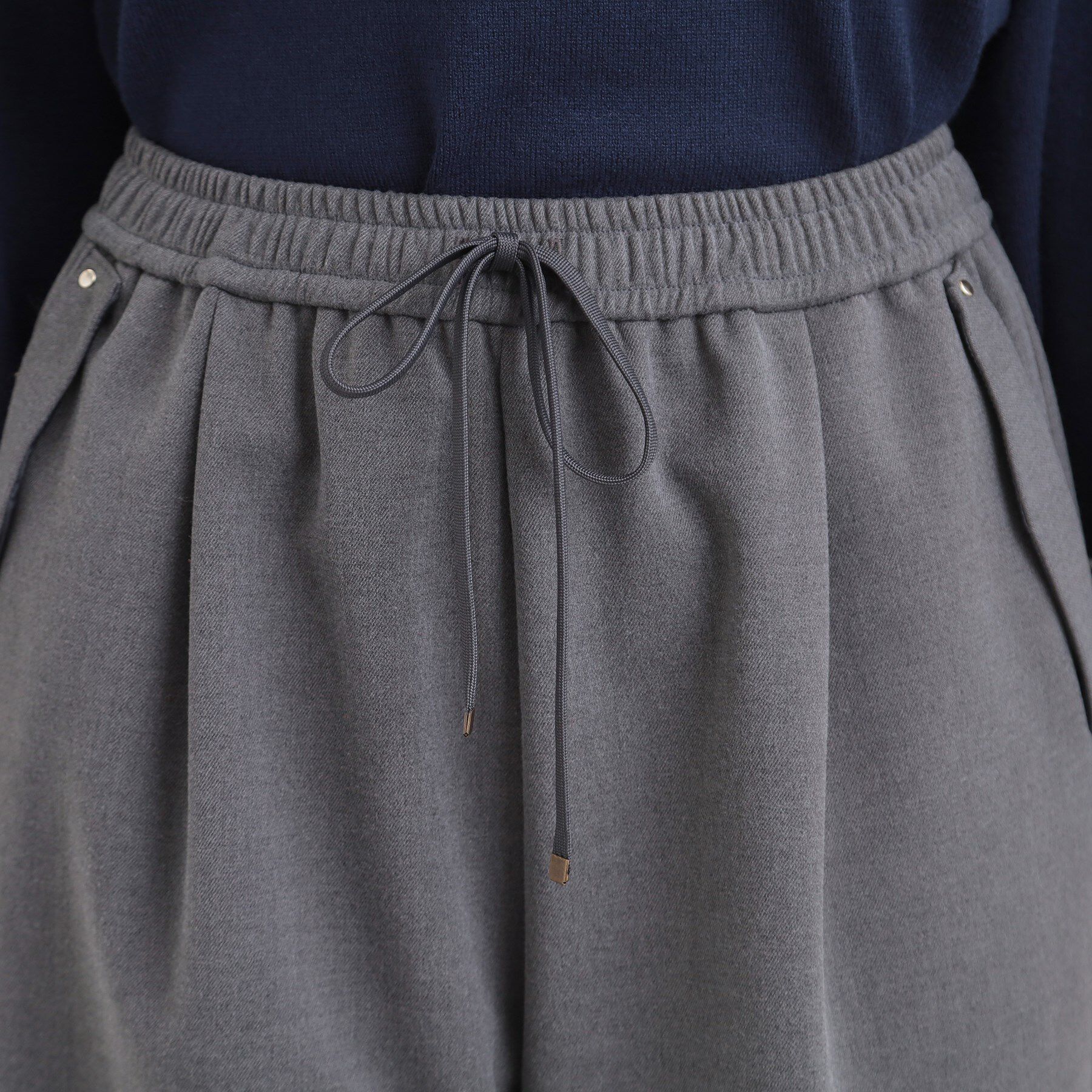 SHOO･LA･RUE「【洗濯機可/S-LL】 フラップイージーワイドパンツ」|その他|