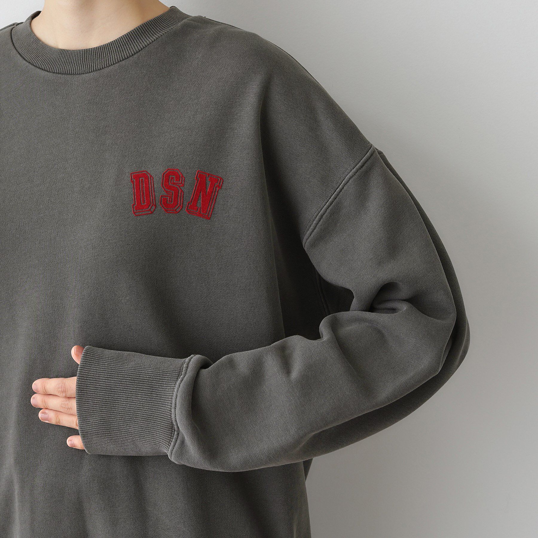 Dessin「【ユニセックス/セットアップ可】ピグメント裏毛スウェット」|パーカー|