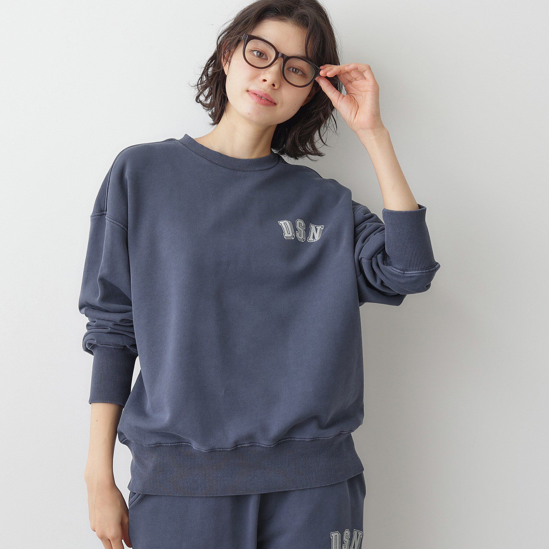 Dessin「【ユニセックス/セットアップ可】ピグメント裏毛スウェット」|パーカー|