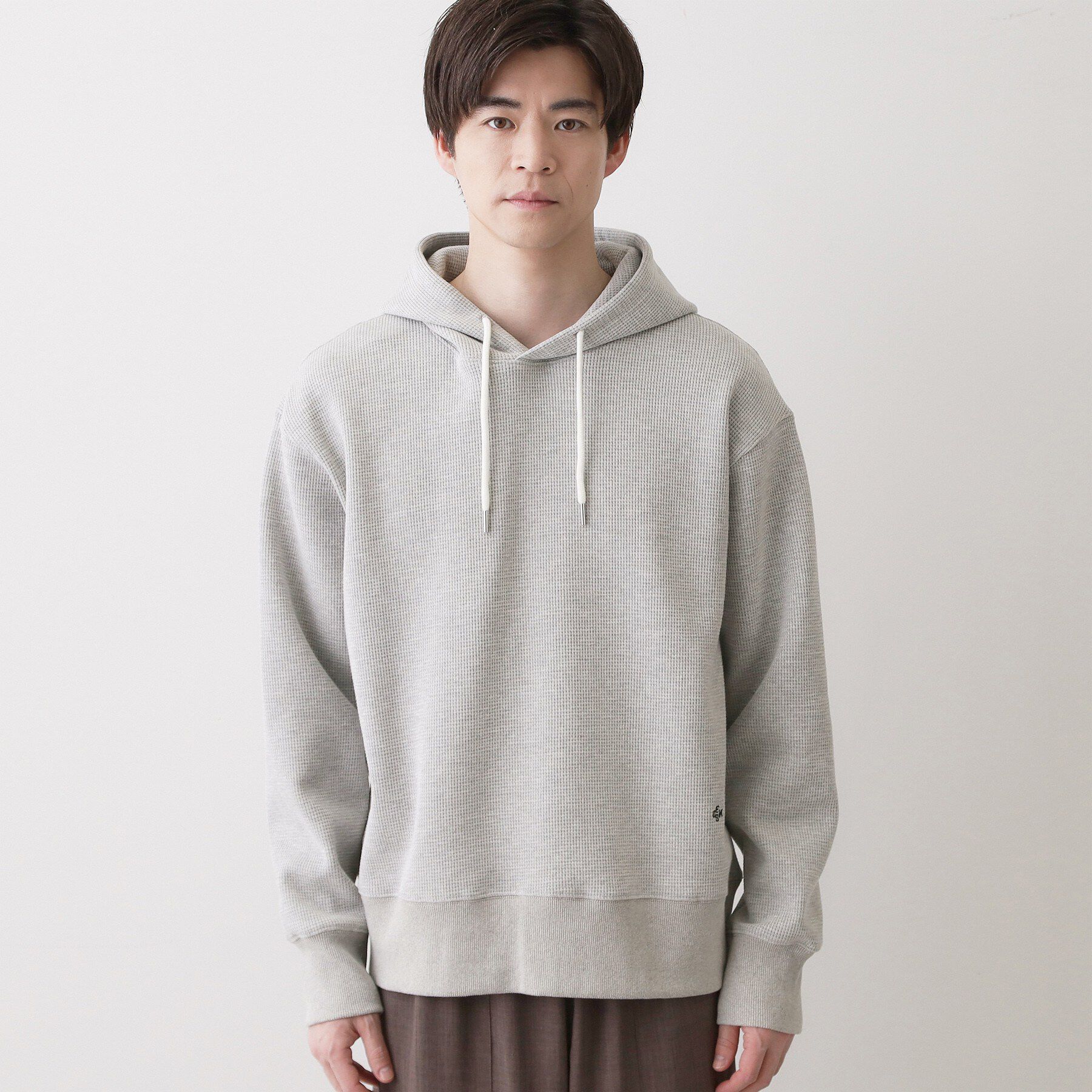 Dessin「【ユニセックス/洗える】ワッフルフードスウェット」|パーカー|