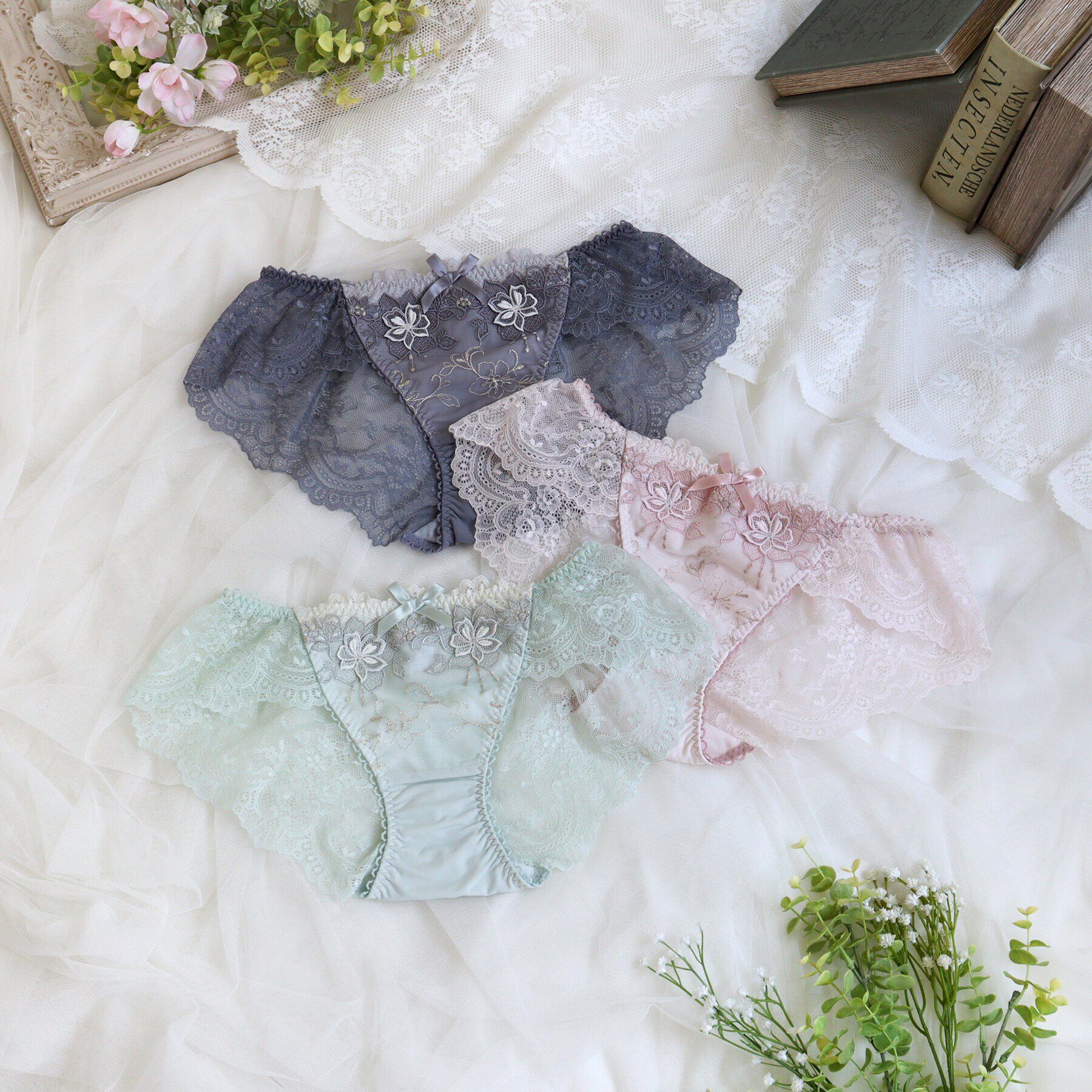 Risa Magli「マデリン レースショーツ」|インナー|