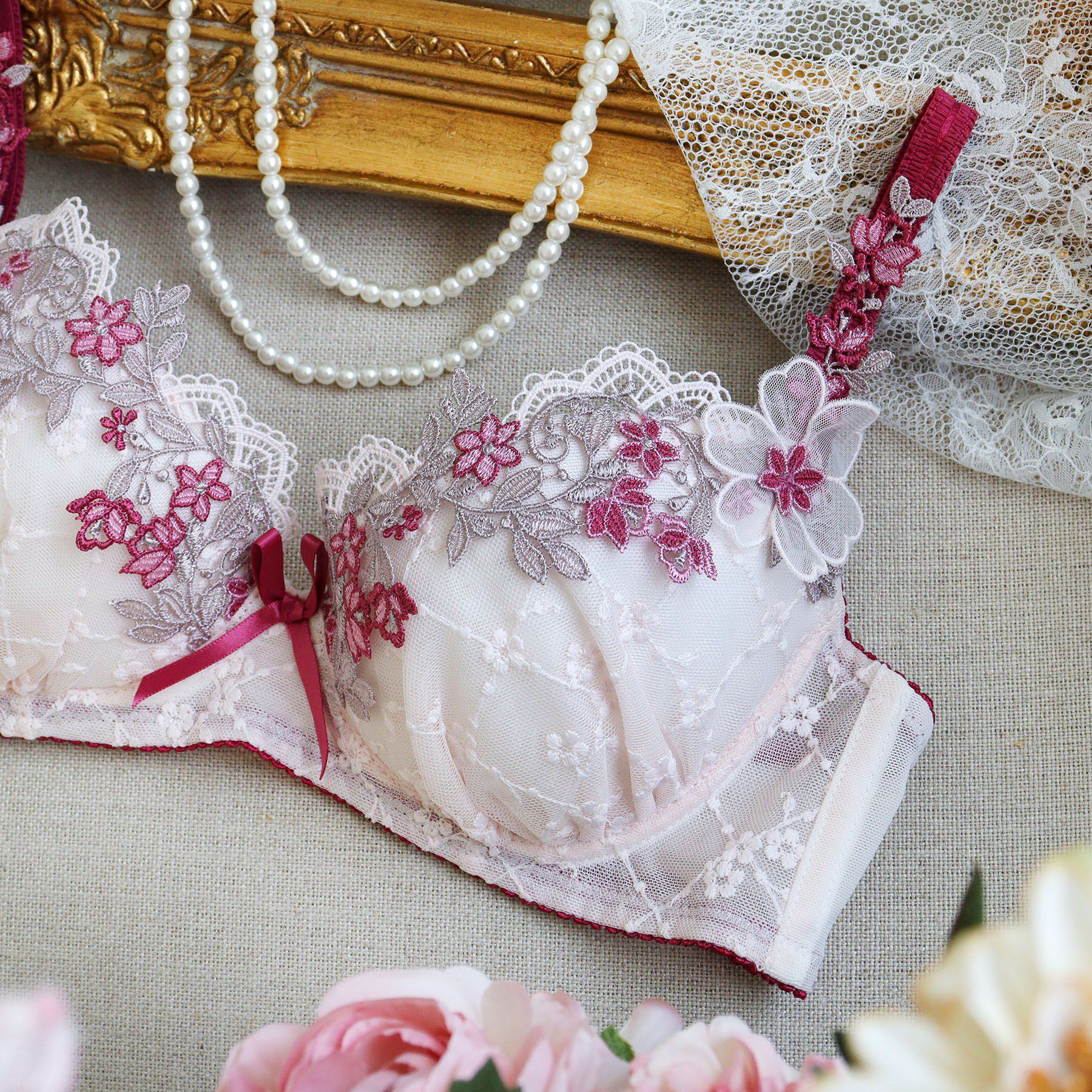 Risa Magli「ジニー ブラジャー （D-F） ＜スウィートリッチ＞」|インナー|