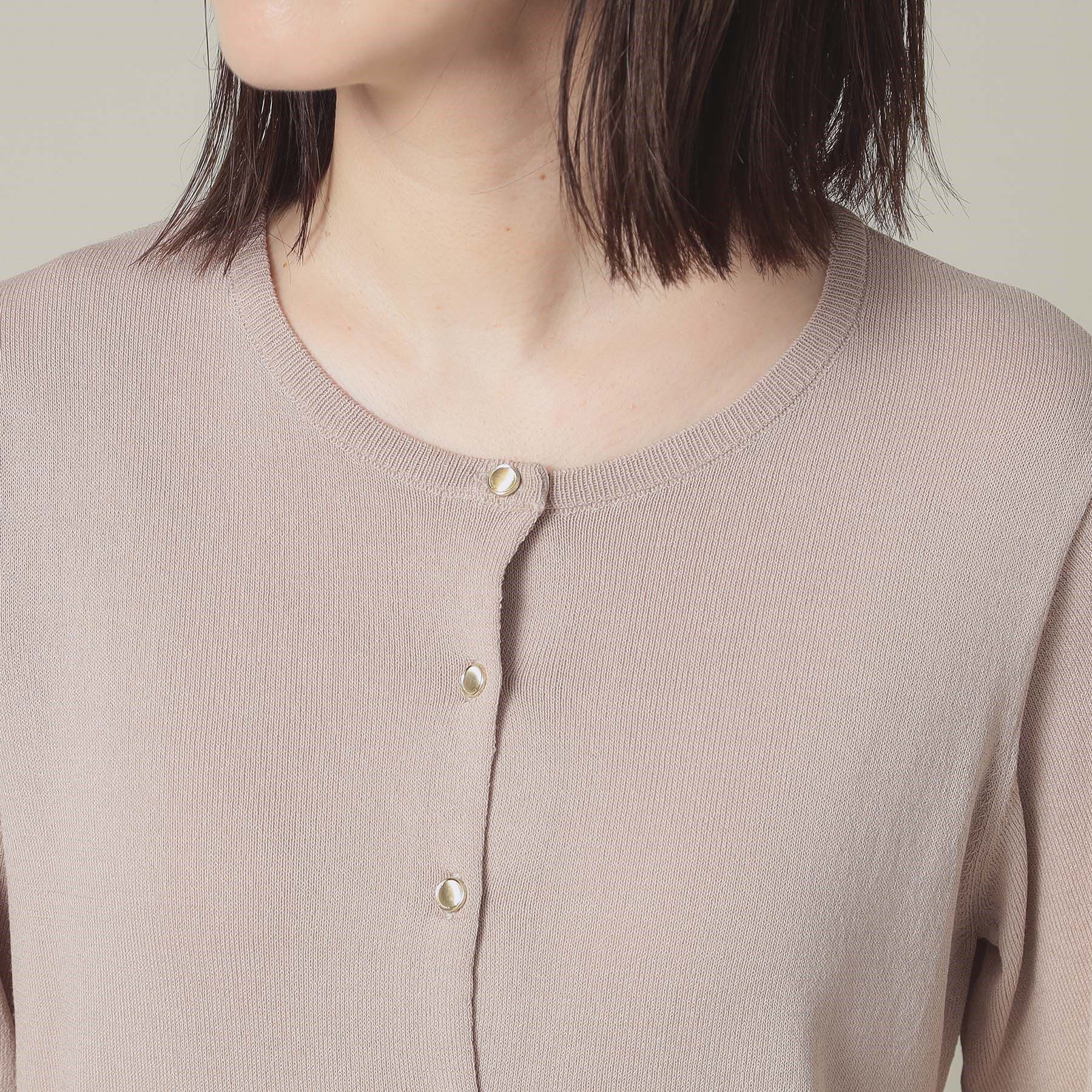 ITS&rsquo;DEMO「【UVカット／アンチピリング／手洗い可】クルーニットカーディガン」|カーディガン|