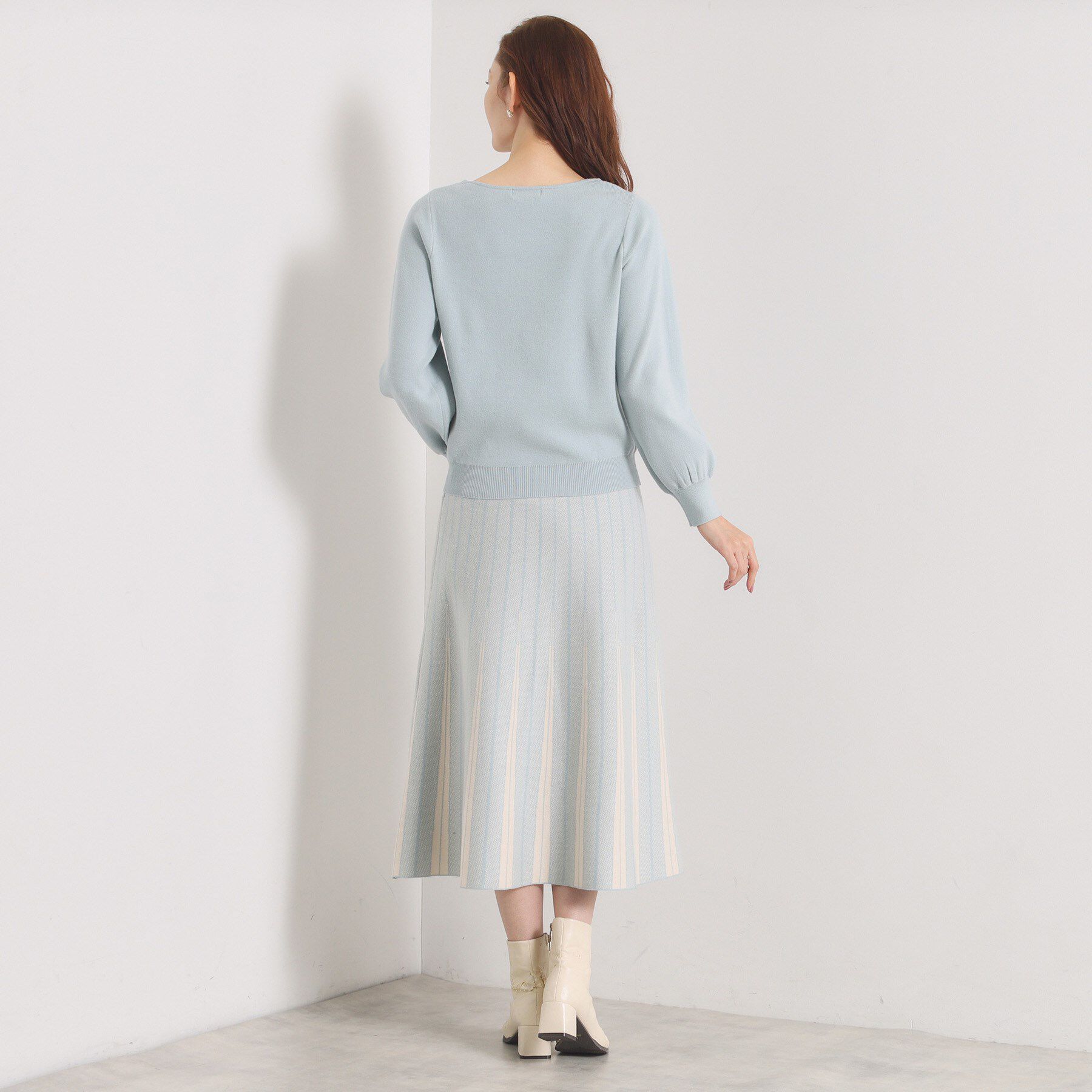 ITS&rsquo;DEMO「【手洗い可】フレアスカートニットセットアップ」|スーツ|