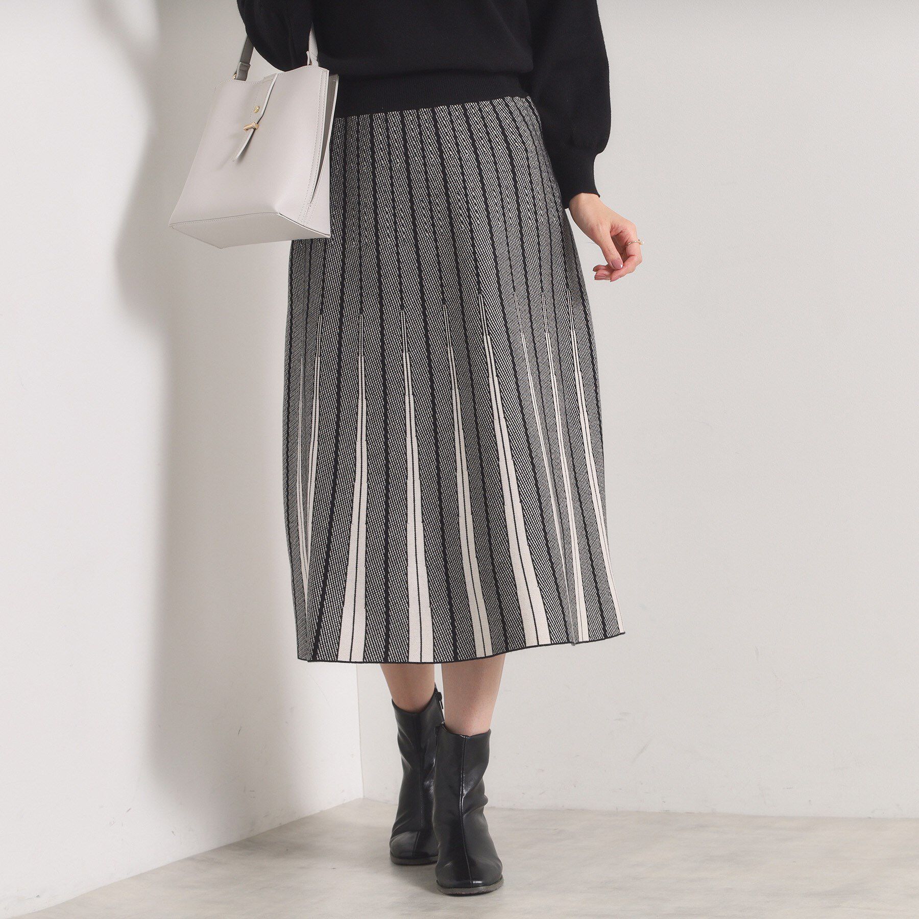 ITS&rsquo;DEMO「【手洗い可】フレアスカートニットセットアップ」|スーツ|