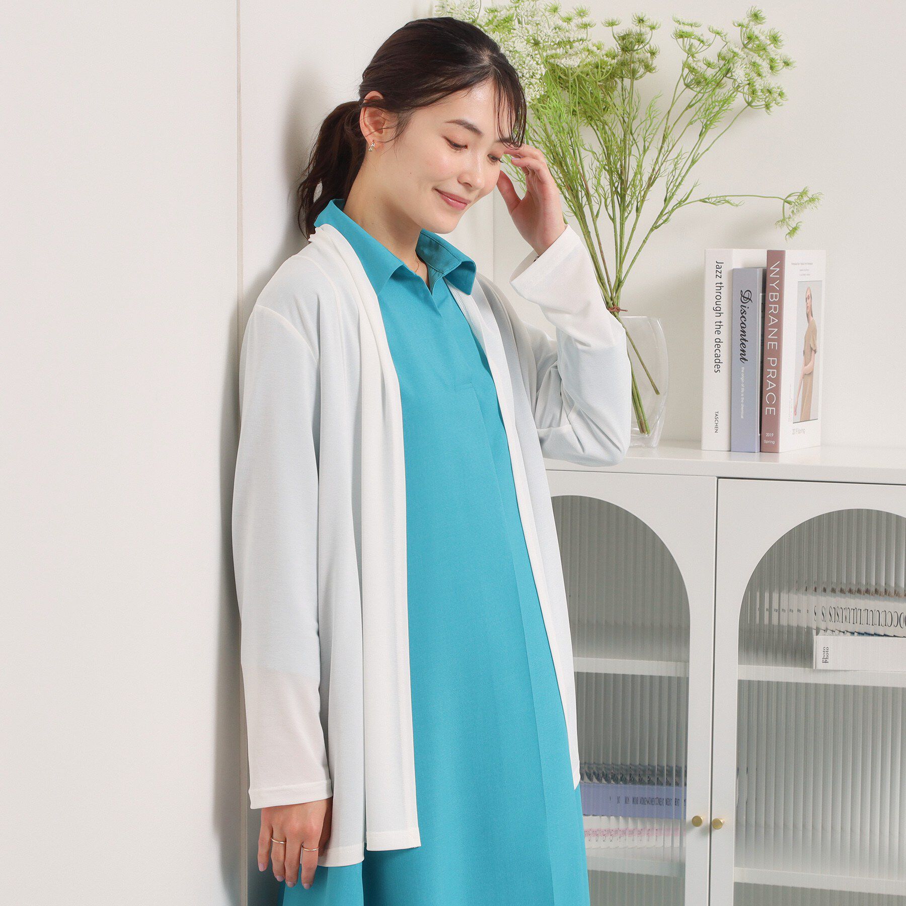 ITS&rsquo;DEMO「【UVカット／洗濯機OK】着流しカーディガン」|カーディガン|