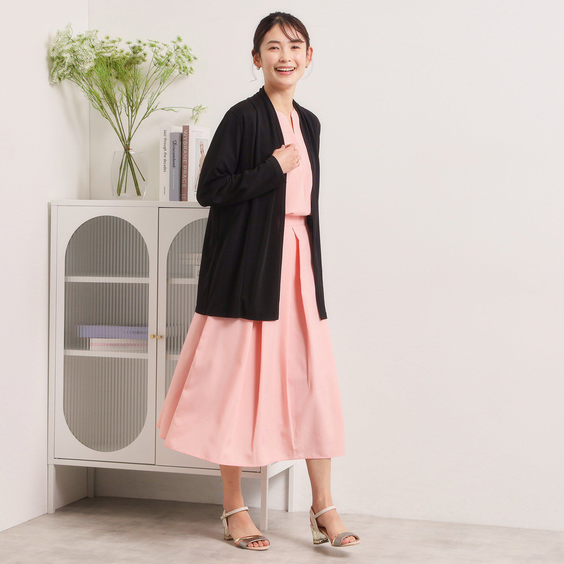 ITS&rsquo;DEMO「【UVカット／洗濯機OK】着流しカーディガン」|カーディガン|