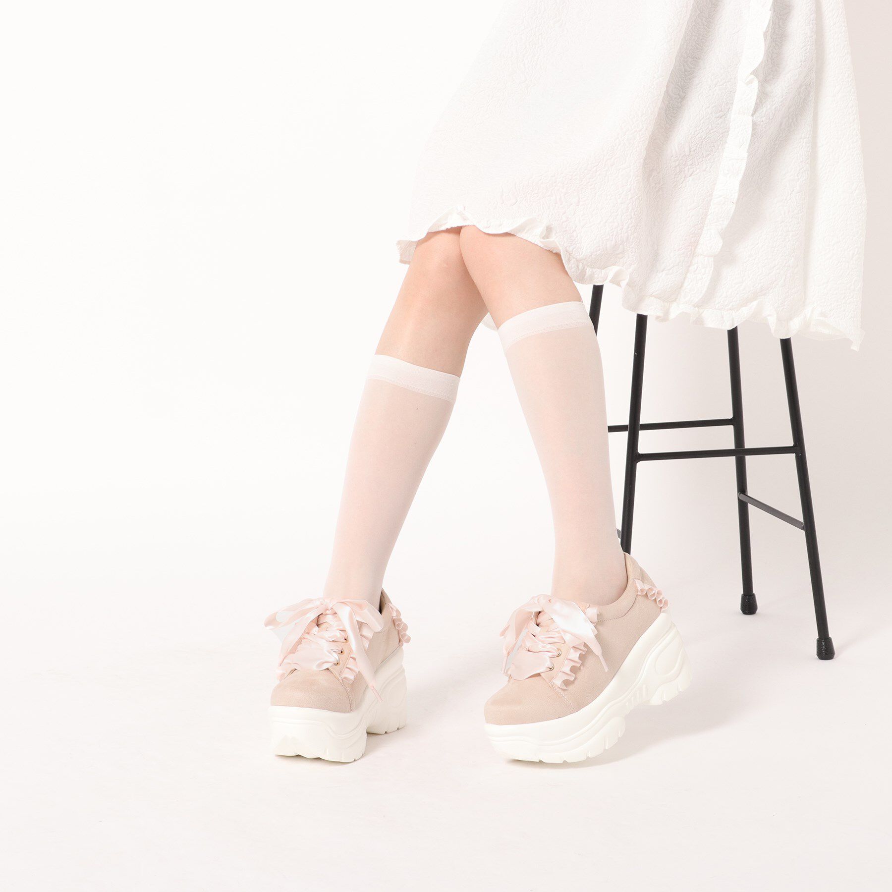 csT&P「厚底フリルスニーカー」|スニーカー|