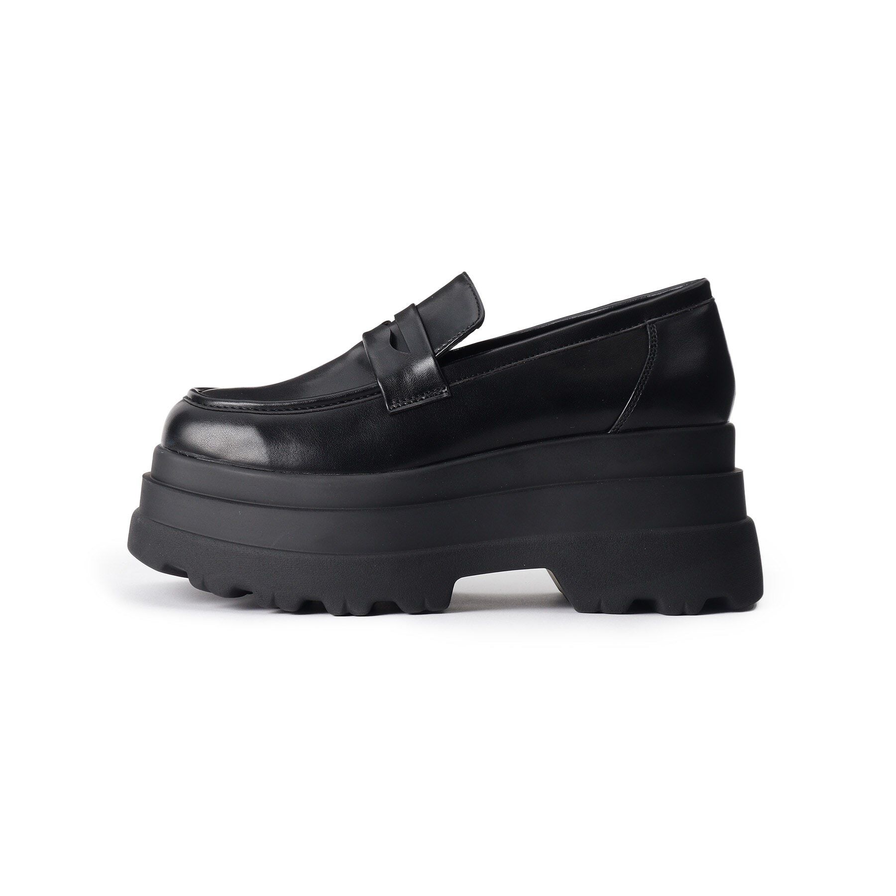 csT&P「厚底2段ソールローファーパンプス」|パンプス|