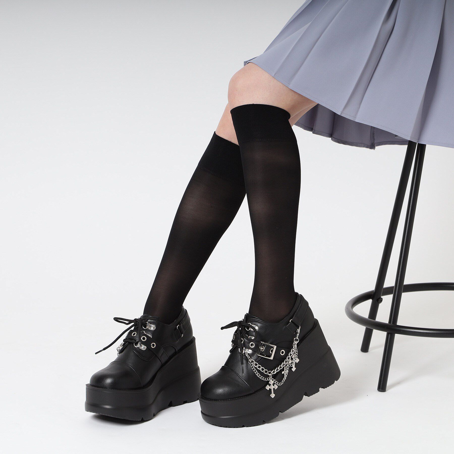 csT&P「厚底チェーン付きパンプス」|パンプス|