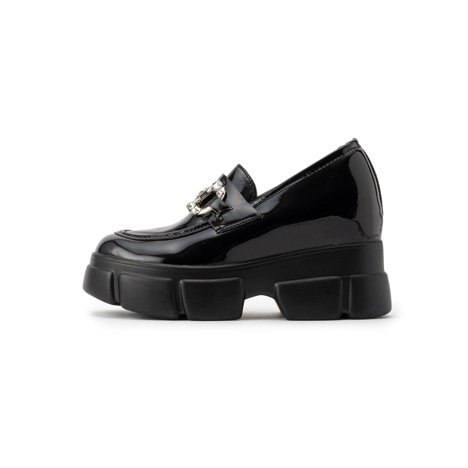 csT&P「厚底キラキラチャーム付きローファーパンプス」|パンプス|