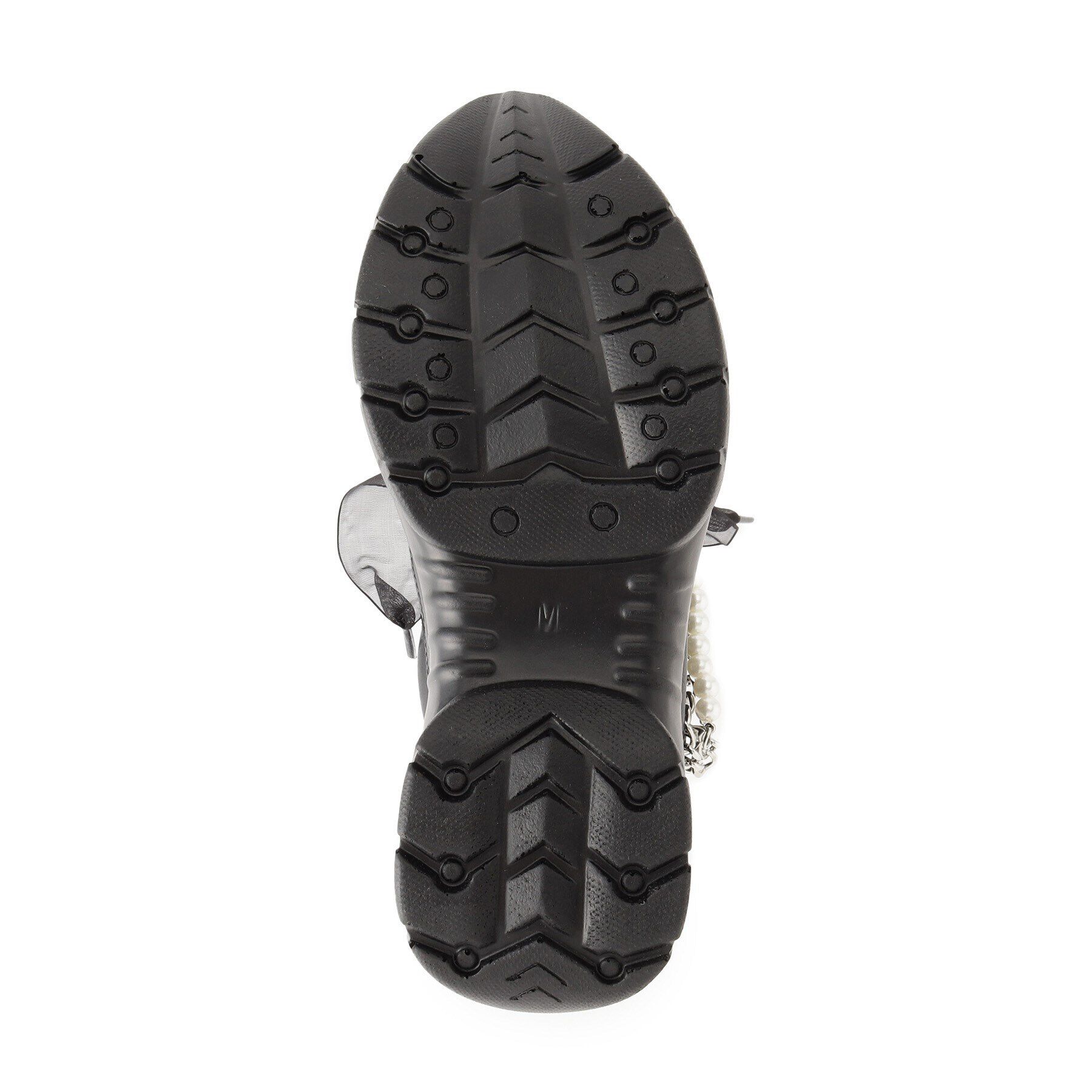 csT&P「厚底パール調チェ―ン付2WAYレーススニーカー」|スニーカー|