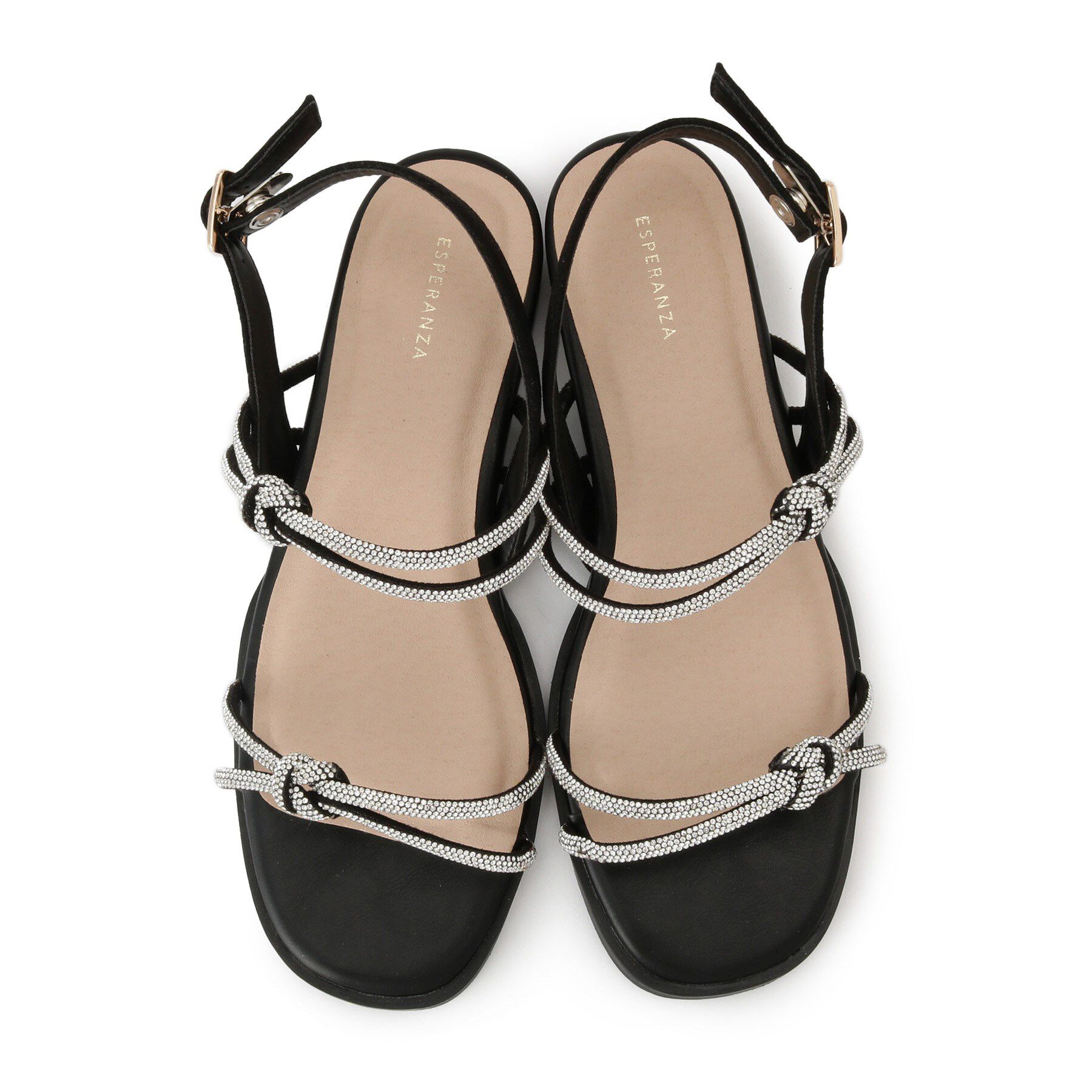 ESPERANZA「ラインストーンサンダル」|サンダル|