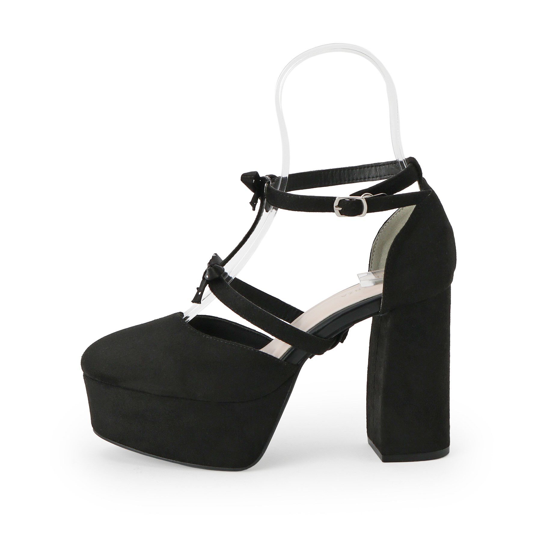 ESPERANZA「【ラク盛り/パンプス】リピーター続出／脚長美脚 ダブルリボン2WAYパンプス」|パンプス|