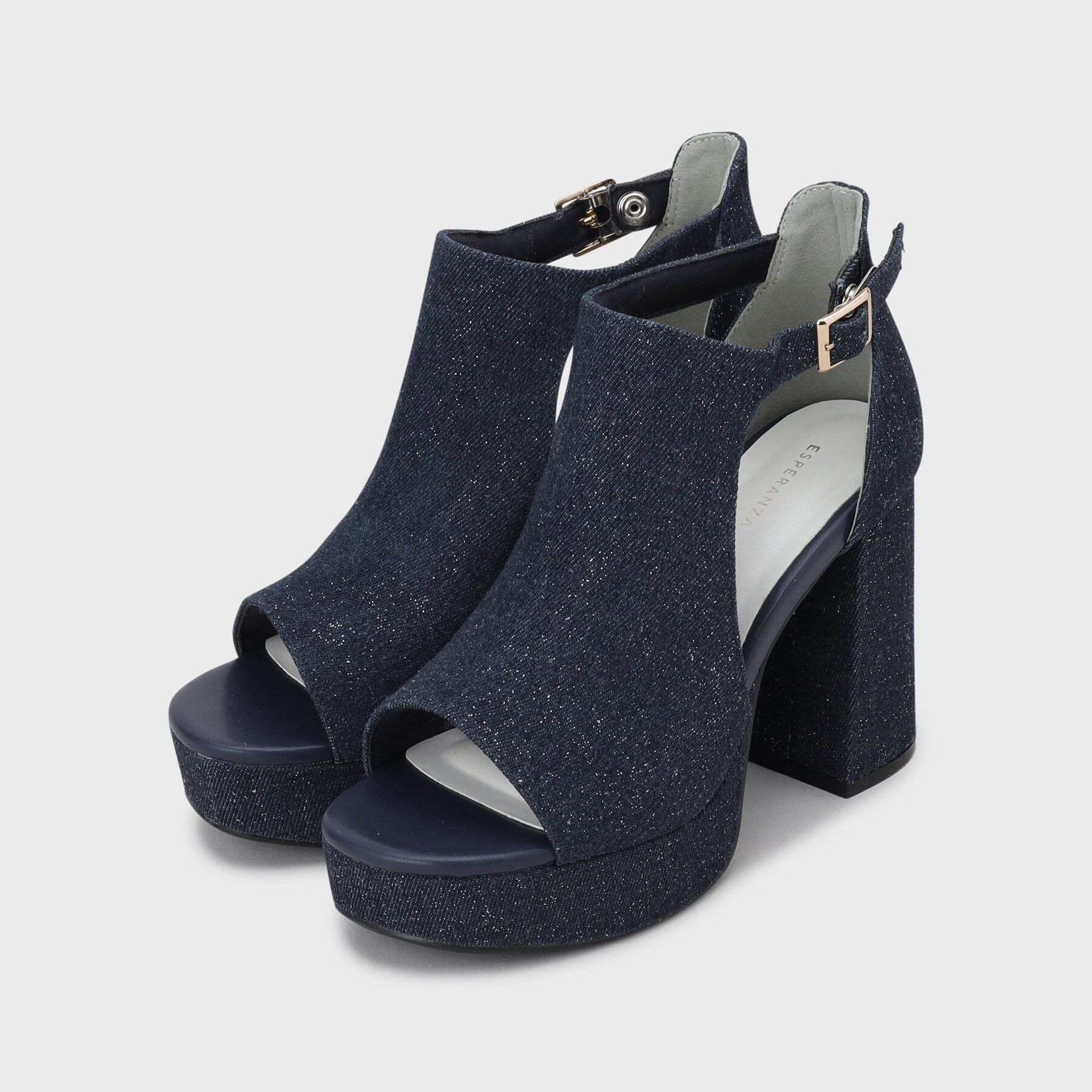 ESPERANZA「チャンキーヒール厚底サンダル」|サンダル|