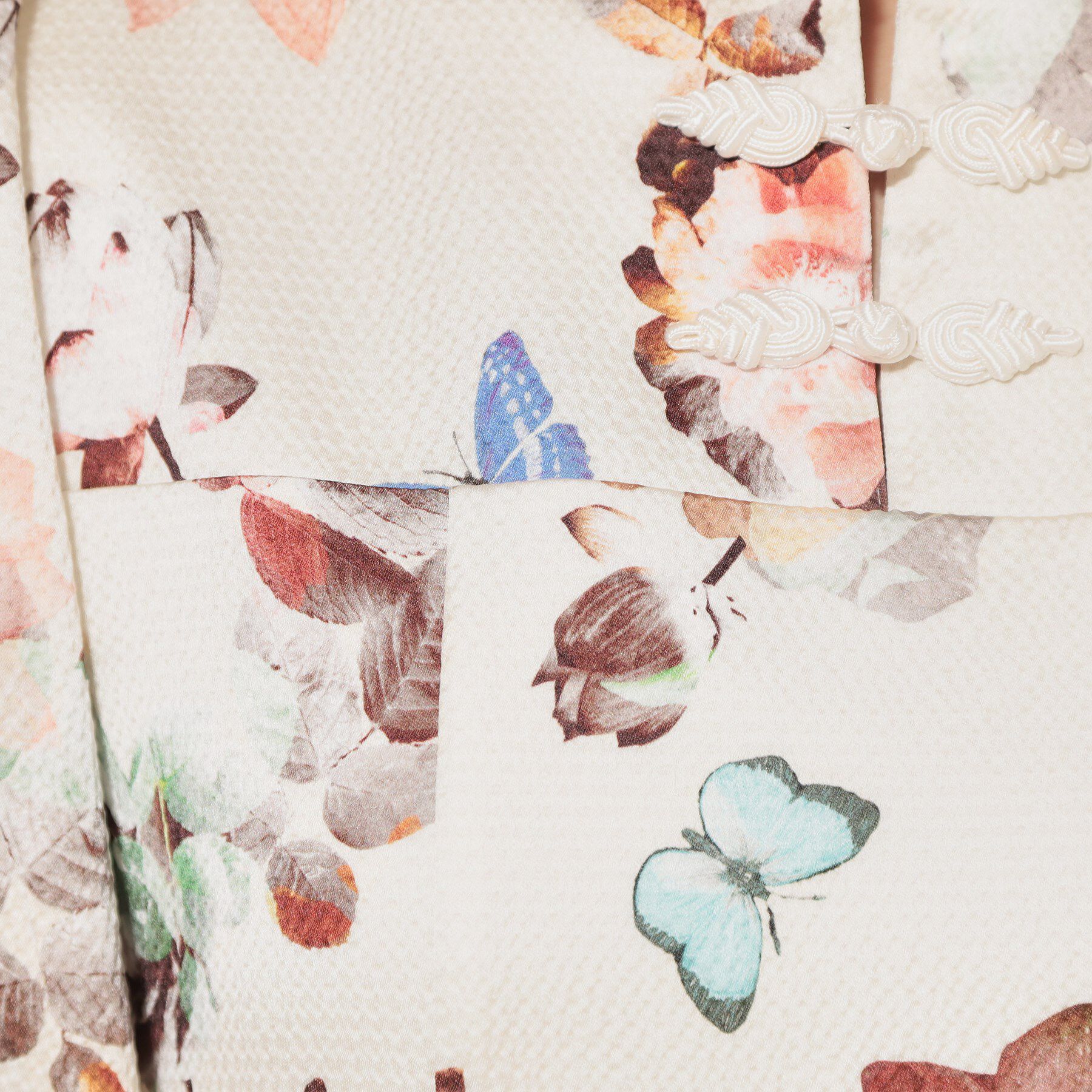 SunaUna「【COLLECTION LINE】チャイナ花柄ワンピース」|ワンピース|