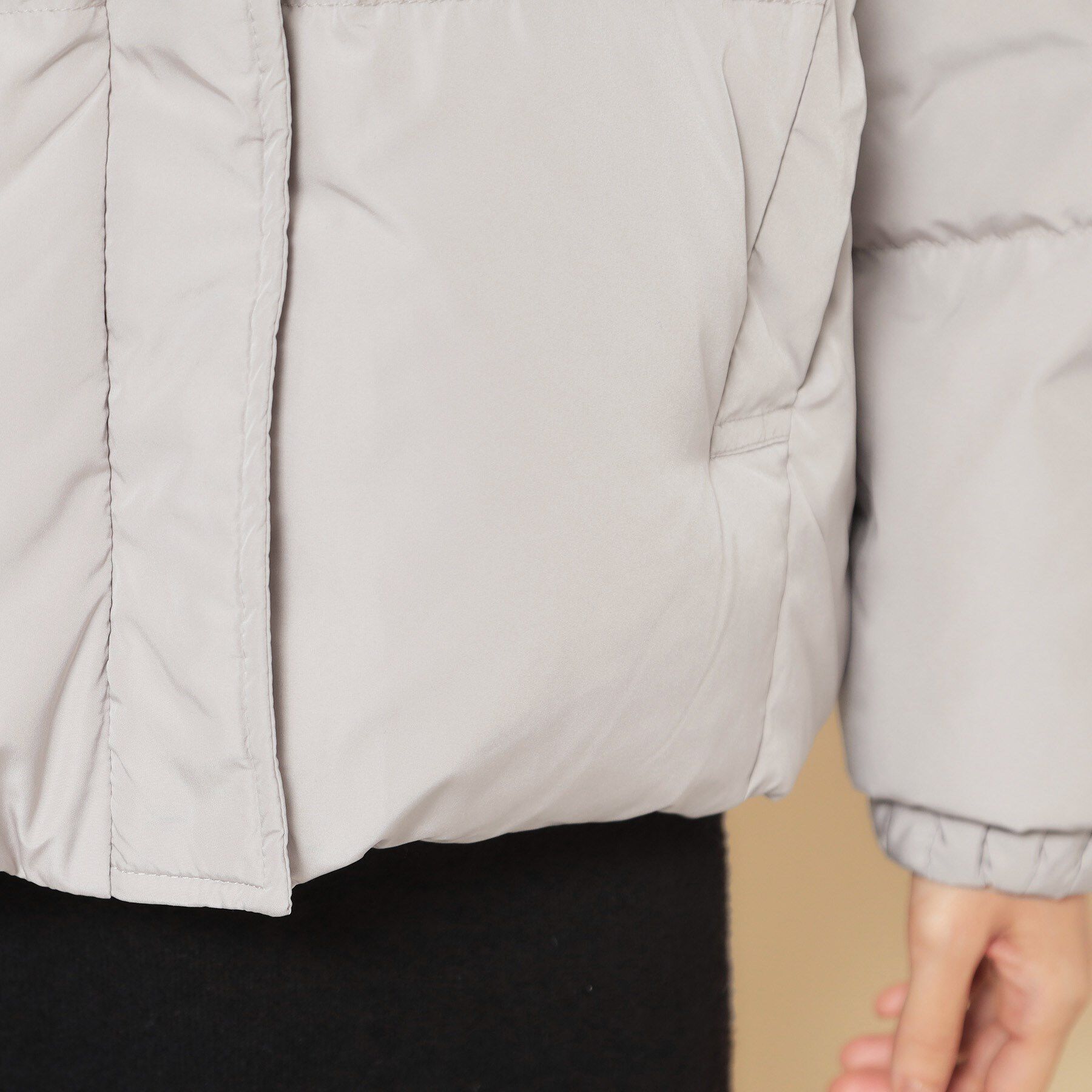 SunaUna「【プリーツレイヤードピュアダウン】」|ダウン|